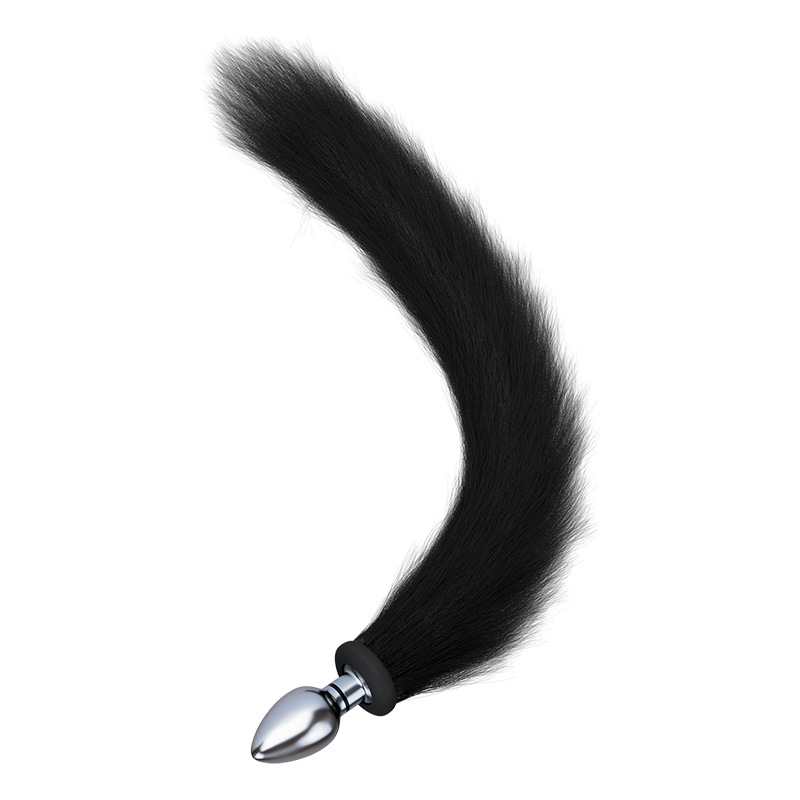 15 7electro Vibrating Fox Tail Butt Plug