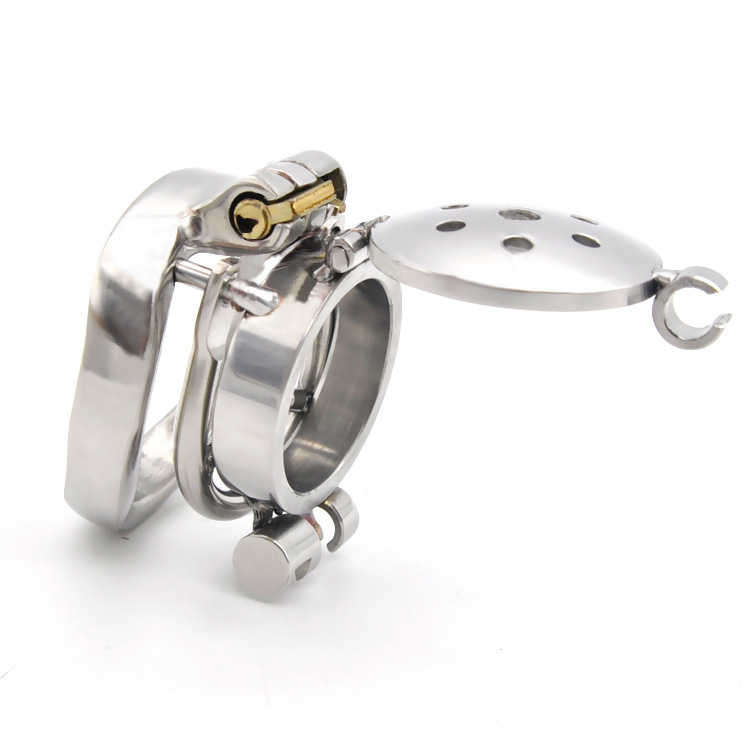 Flipped Metal Chastity Cage