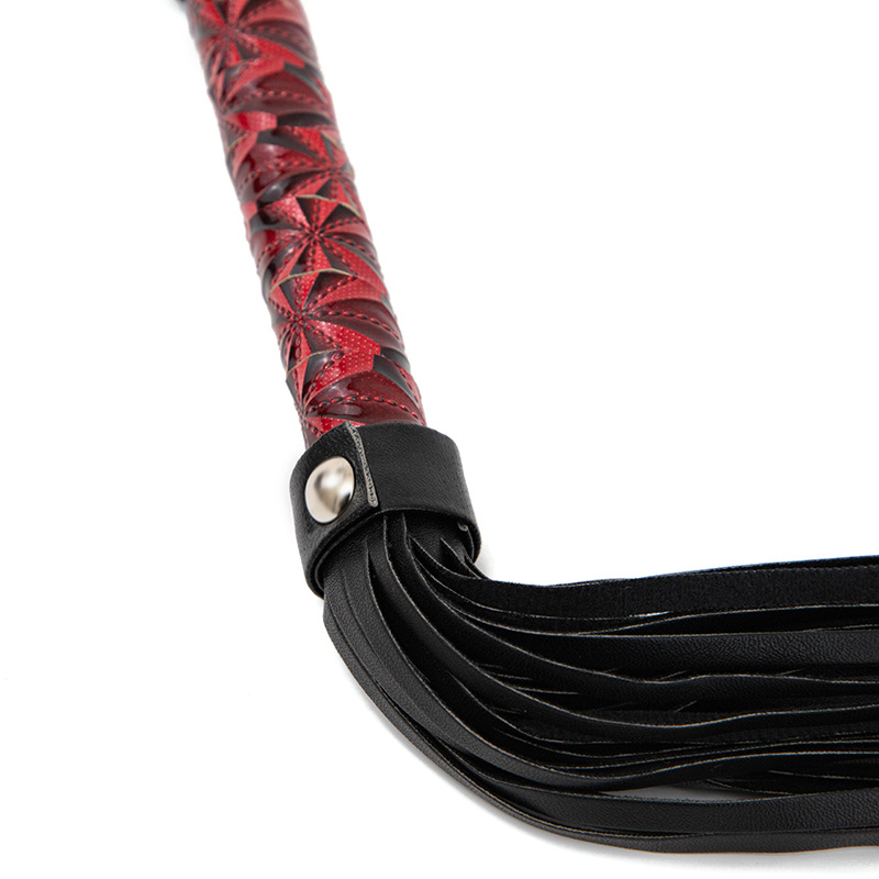 High Quality Leather Whip With Braided Handle