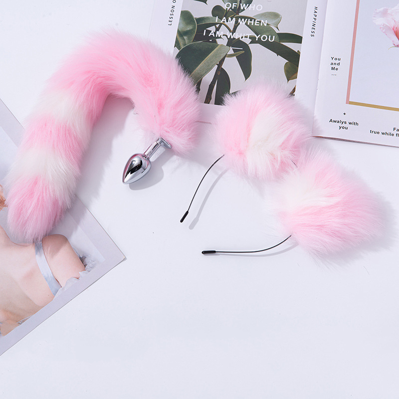 Multicolored Tail Ears Pet Sets