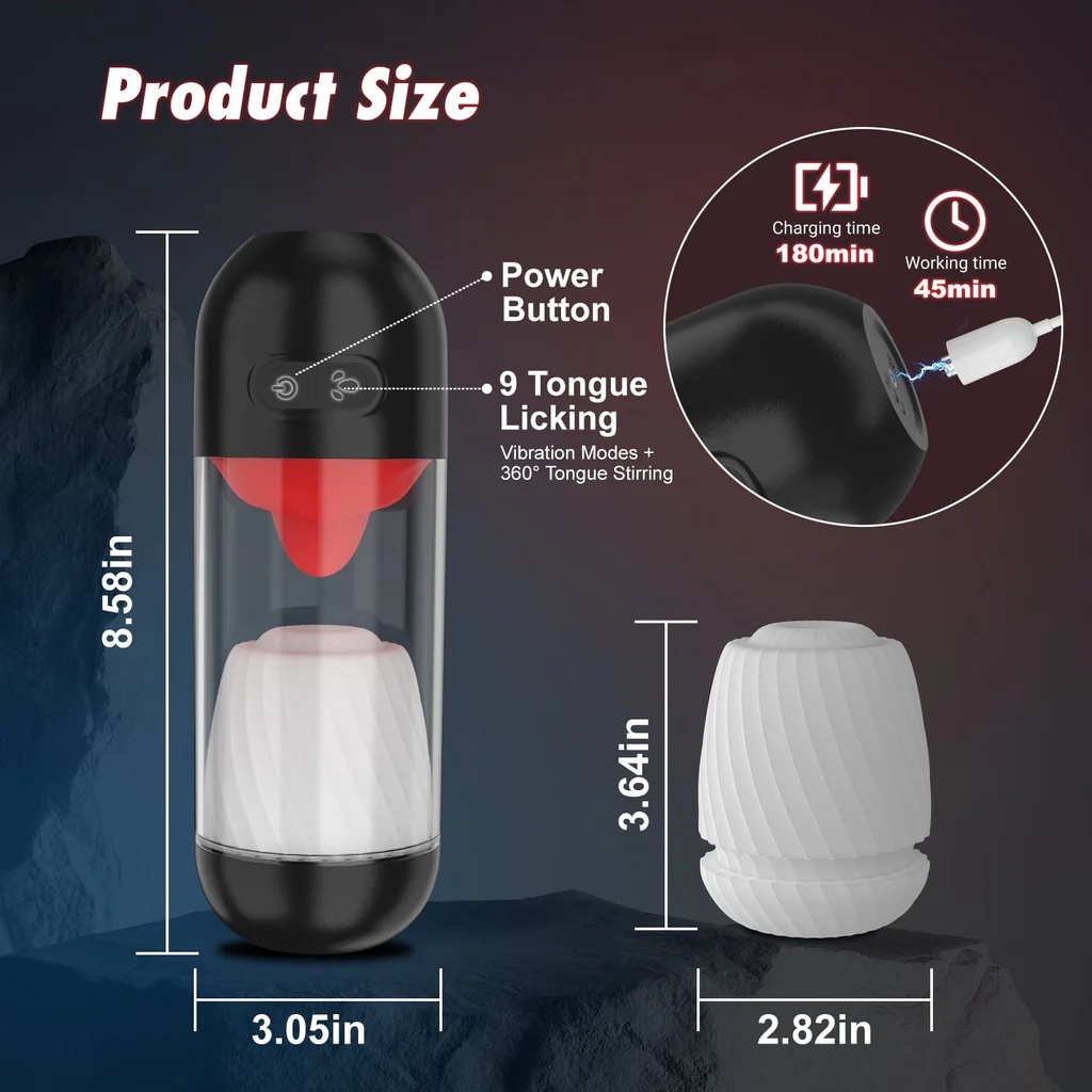 Smart Dual Pleasure Male Masturbator With App Control