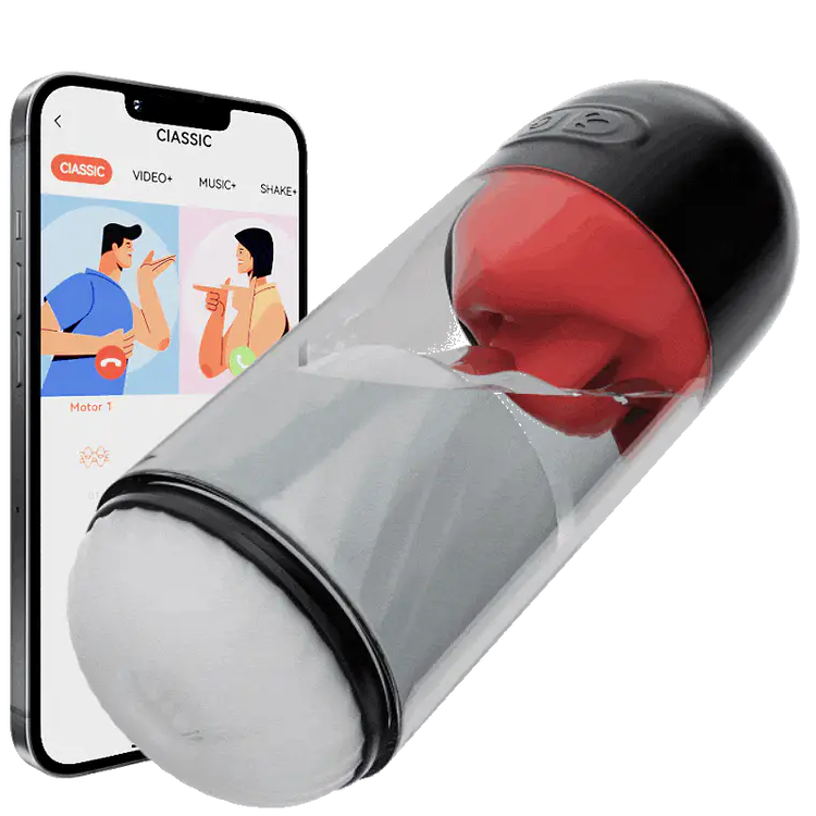 Smart Dual Pleasure Male Masturbator With App Control
